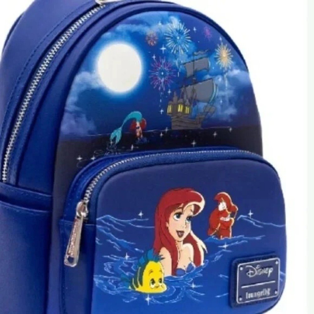 Loungefly Disney The Little Mermaid Ariel Fireworks Mini Backpack - Picture 3 of 5